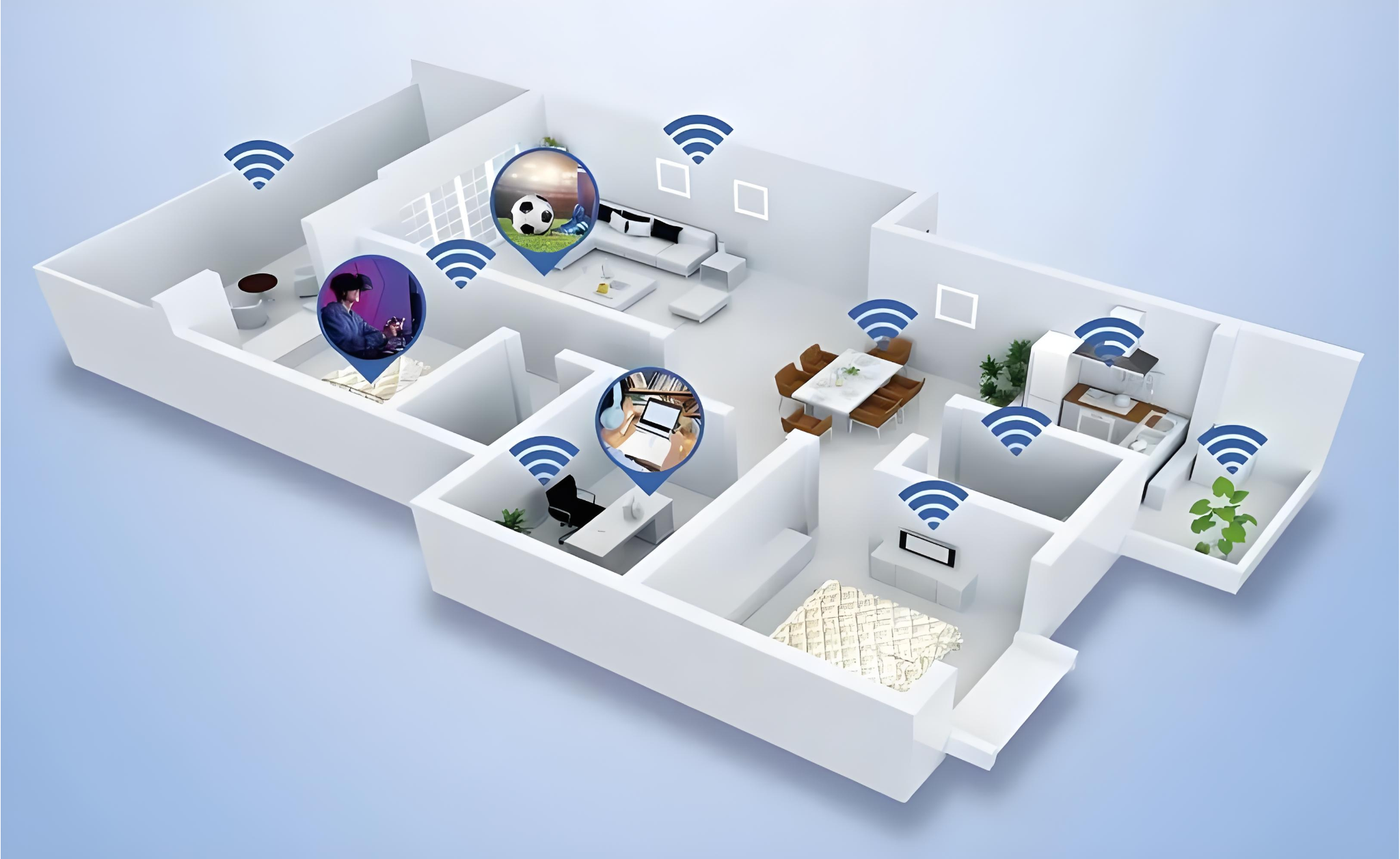 Triển khai WiFi 6/6E phủ sóng toàn diện cho văn phòng và hộ gia đình ở TP.HCM